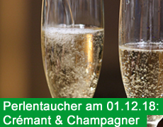Am 01.12. Crémant & Champagner!