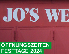 Öffnungszeiten Festtage 2024